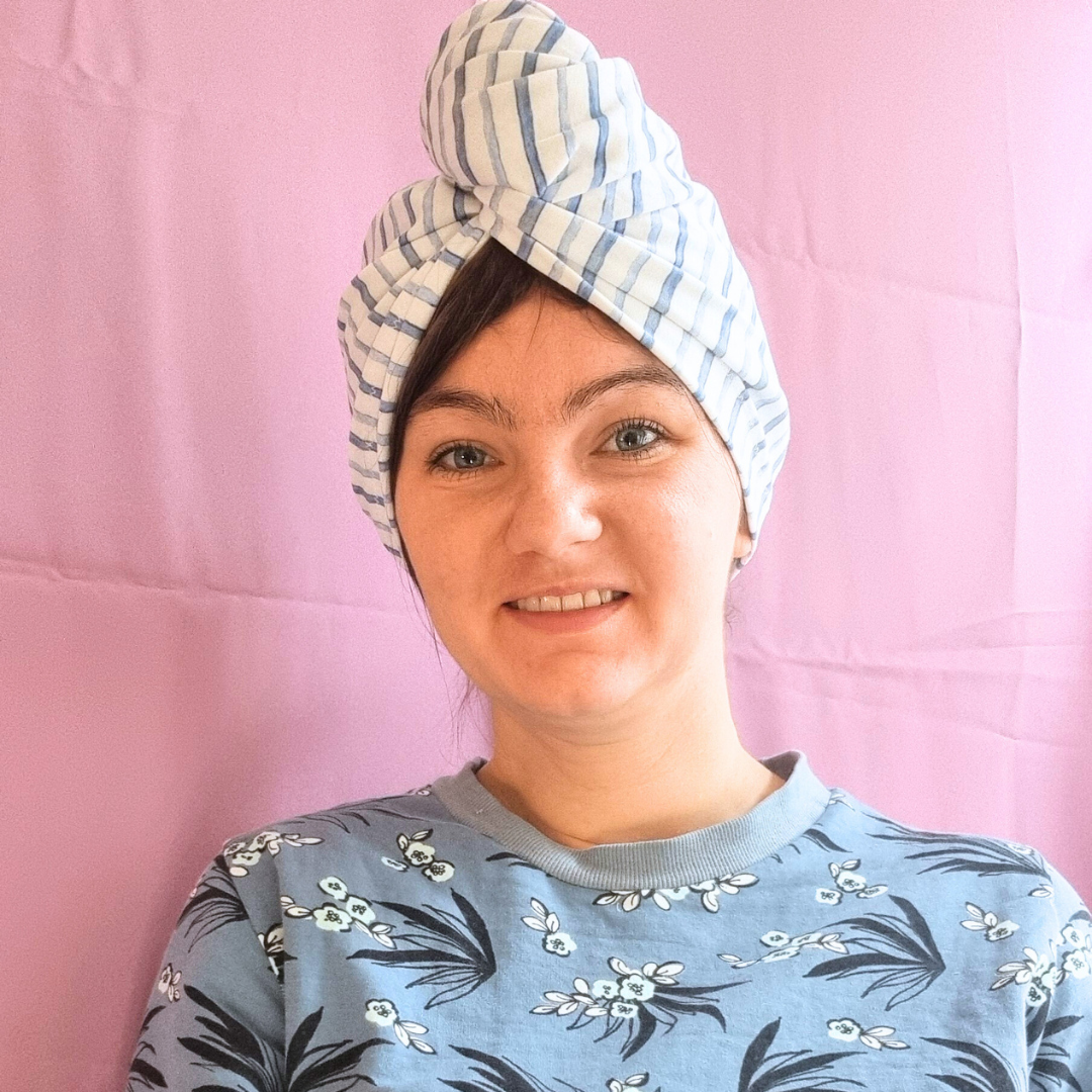 Freebook: Schnittmuster für Turbanhandtuch Poppy