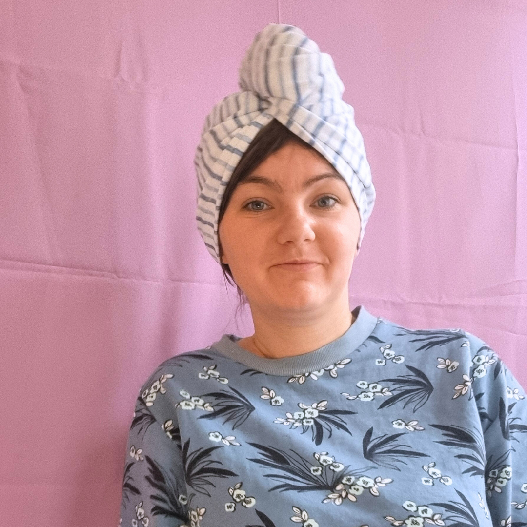 Freebook: Schnittmuster für Turbanhandtuch Poppy