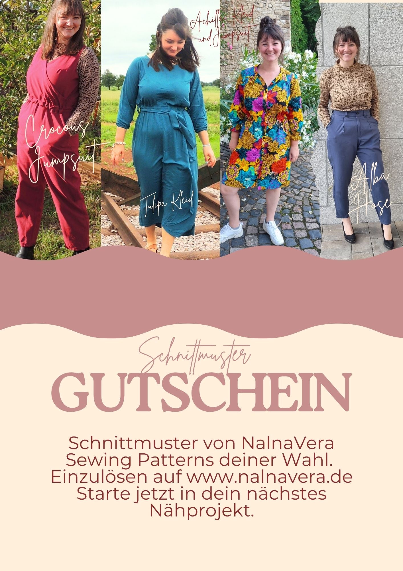 NalnaVera Sewing Patterns Gutschein / Gift card